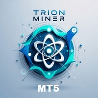 Trion Miner EA MT5 Conservative Strategy Tester result, 9.66% simulated ROI