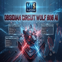 Obsidian Circuit Wolf 906 AI trading robot logo