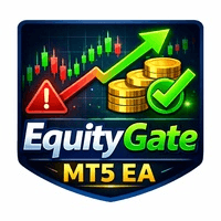 Equity Gate Conservative Strategy Tester result, 9.74% simulated ROI