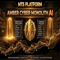 Amber Cyber Monolith AI trading robot logo