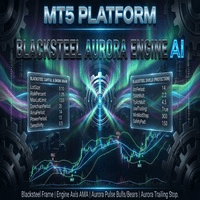 Blacksteel Aurora Engine AI trading robot logo