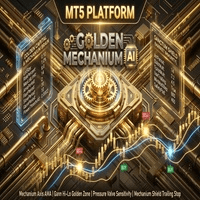 Golden Mechanium AI trading robot logo