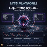 Darkmatter Machine Reason AI trading robot logo