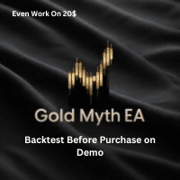 Gold Myth EA Conservative Strategy Tester result, 9.83% simulated ROI