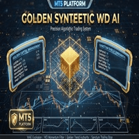 Golden Synthetic WD AI trading robot logo