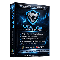 VIX75 Venom Scalper EA trading robot logo