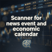 Scanner for news event and economic calendar trading robot logo