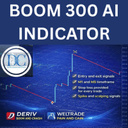 Boom 300 ai spike detector trading robot logo