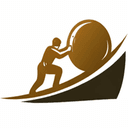 The Sisyphus trading robot logo