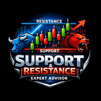 Support and resistance expert trading robot logo