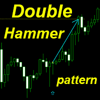 Double Hammer pattern mq trading robot logo