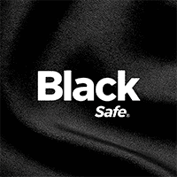 Black Safe trading robot logo