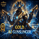AI Gold Gunslinger trading robot logo