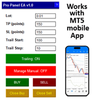 Pro Panel MT5 Aggressive Strategy Tester result, -29.49% simulated ROI