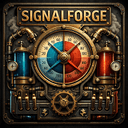 SignalForge trading robot logo