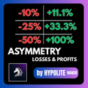 Asymmetry lnp trading robot logo