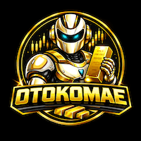Otokomae trading robot logo