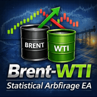 BrentWTI Statistical Arbitrage EA Conservative Strategy Tester result, 10.89% simulated ROI