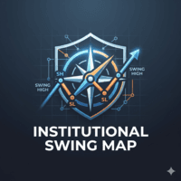 Institutional Swing Map Aggressive Strategy Tester result, -28.91% simulated ROI