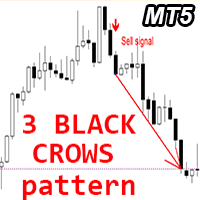 Three Black Crows pattern MT5 r trading robot logo