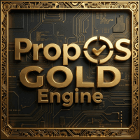 PropOS Gold Engine trading robot logo
