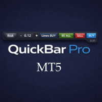 QuickBar Pro MT5 Aggressive Strategy Tester result, -28.35% simulated ROI