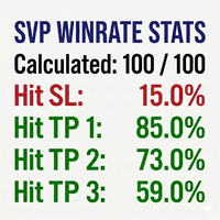 SVP Zones Robot Conservative Strategy Tester result, 11.19% simulated ROI