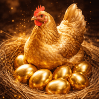 Golden Hen trading robot logo