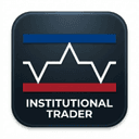 Institutional quant trader EA trading robot logo
