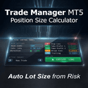 Trade Manager MT5 Position Size Calculator trading robot logo