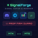 SignalForge Discord Telegram Signal Copier trading robot logo