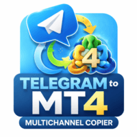 Telegram to MT4 MultiChannel Copier Aggressive Strategy Tester result, -27.76% simulated ROI