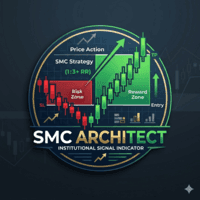 Institutional SMC Architect trading robot logo