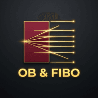 Order Block and Fibonacci trading robot logo
