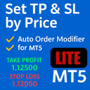 Set TP and SL by Price GBPUSD for MT5 trading robot logo