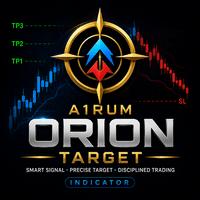 A1rum Orion Target trading robot logo