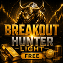 Brekout Hunter Gold Light trading robot logo