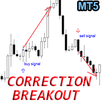 Correction Breakout pattern MT5 rq Conservative Strategy Tester result, 12.7% simulated ROI
