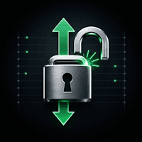 QV Unlock trading robot logo