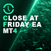 Close at Friday trading robot logo