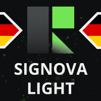 Signova Light for MT5 Aggressive Strategy Tester result, -25.21% simulated ROI