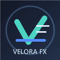 Velora FX trading robot logo