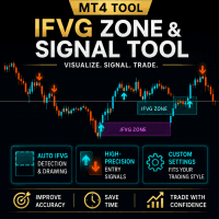 IFVG Finder zone snd sign trading robot logo