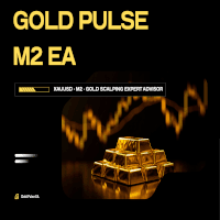 Gold Pulse M2 EA Conservative Strategy Tester result, 13.07% simulated ROI