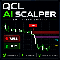 QCL AI Scalper Conservative Strategy Tester result, 13.09% simulated ROI