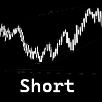 Short trading robot logo