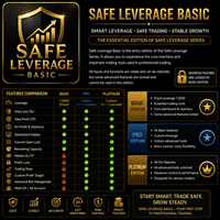 Safe Leverage Basic Aggressive Strategy Tester result, -24.65% simulated ROI