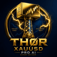 THOR XauusD Conservative Strategy Tester result, 13.2% simulated ROI