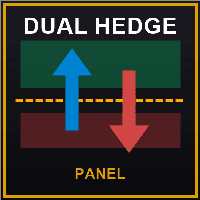 Dual Hedge Trading Panel Aggressive Strategy Tester result, -24.33% simulated ROI