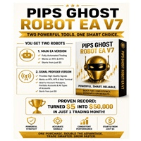 Pips Ghost Robot Ea V7nc Conservative Strategy Tester result, 13.34% simulated ROI